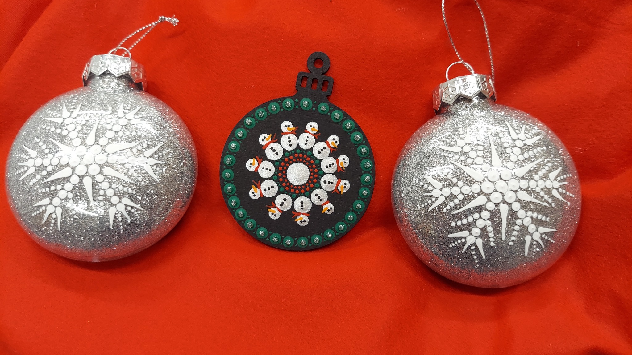 Paint Night Christmas Ornaments The Playroom