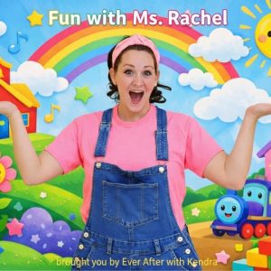 Come sing, sign, and dance with Ms. Rachel at The Playroom in Forest Hill, MD on May 9, 2026. Call to register: 443-640-6707