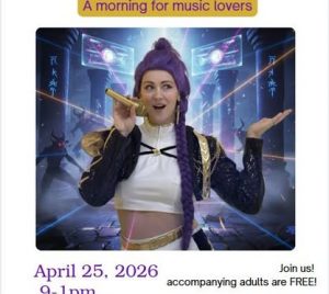 Meet K-Pop's Rumi at this character meet and greet at The Playroom in Harford County, MD on April 25, 2026